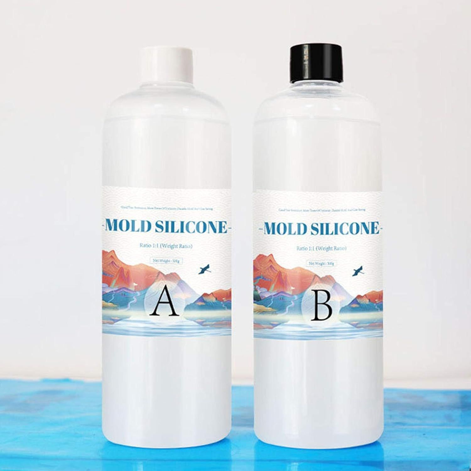 MOLD SILICONE 1:1 Muottisilikoni, VALITSE MÄÄRÄ: 500g