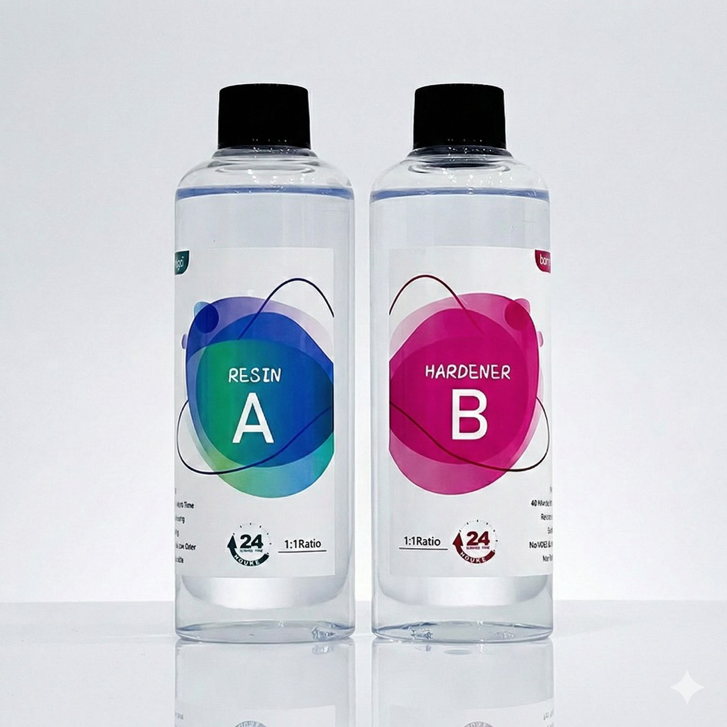 Epoxy Resin 1:1 epoksihartsi, VALITSE MÄÄRÄ: 500 g