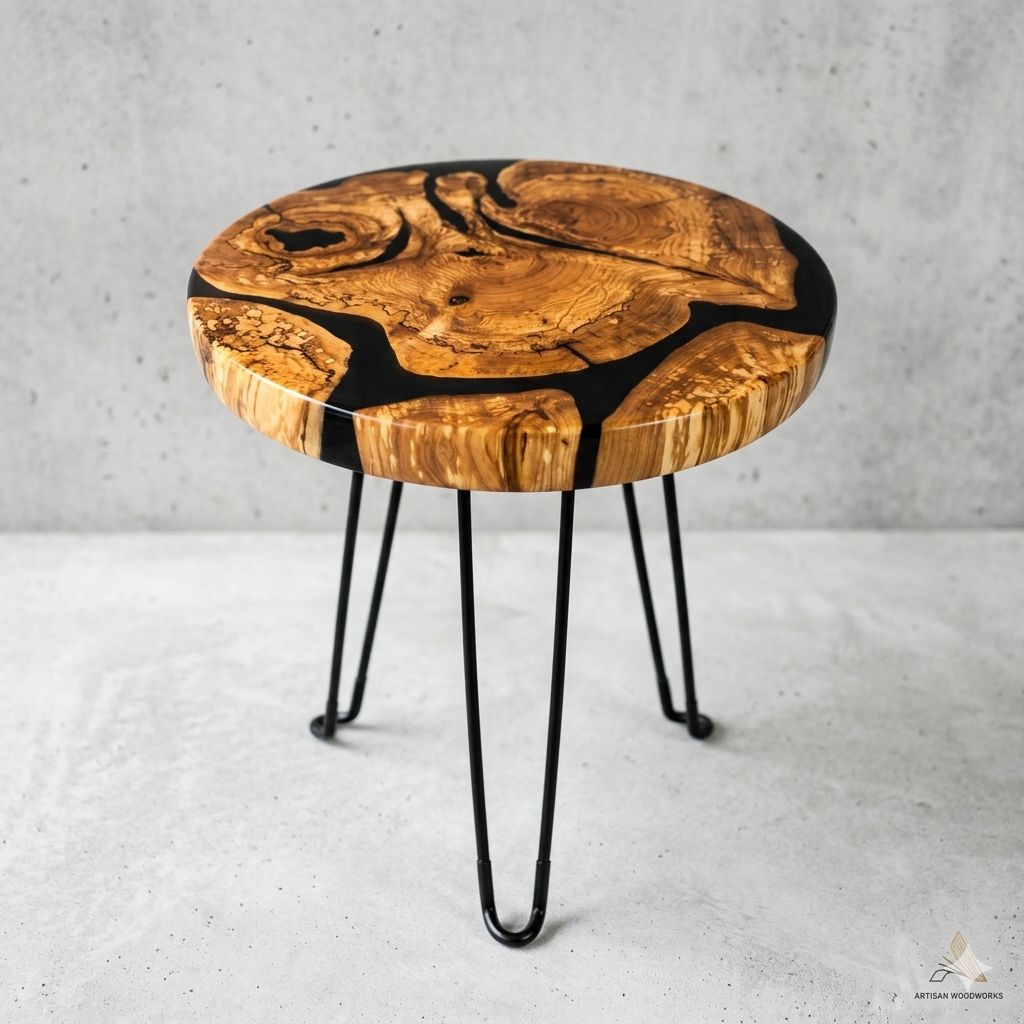 Epoksisivupöytä Spalttikoivu 35