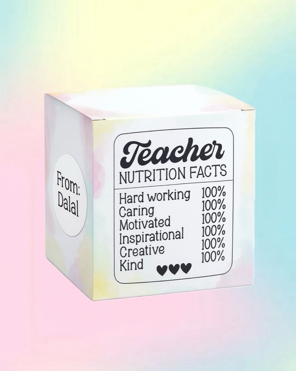 Teacher’s day box🎀