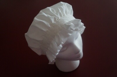 Women&#39;s Ruffled Dormeuse Cap