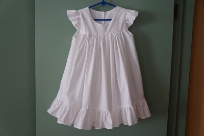 Girls&#39; Yoked Ruffles Pinafore