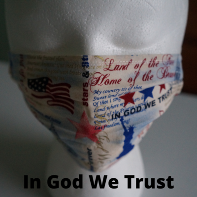In God We Trust Patriotic Face Mask