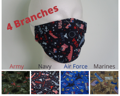 Military Service Patriotic Face Mask
