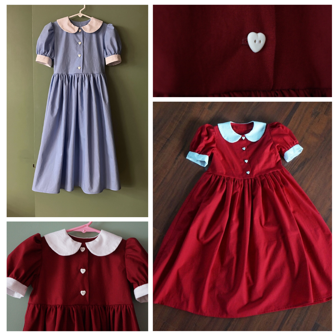 Girls&#39; Cotton Modest Dress