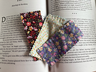 Petite Fabric Bookmark, Set of Three