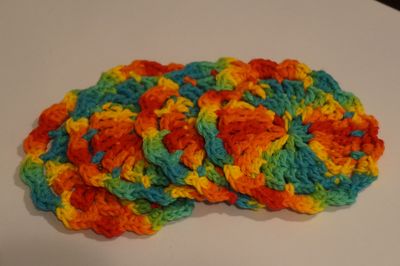 DOWNLOAD TODAY Fiesta Coaster and Dishcloth Crochet Pattern