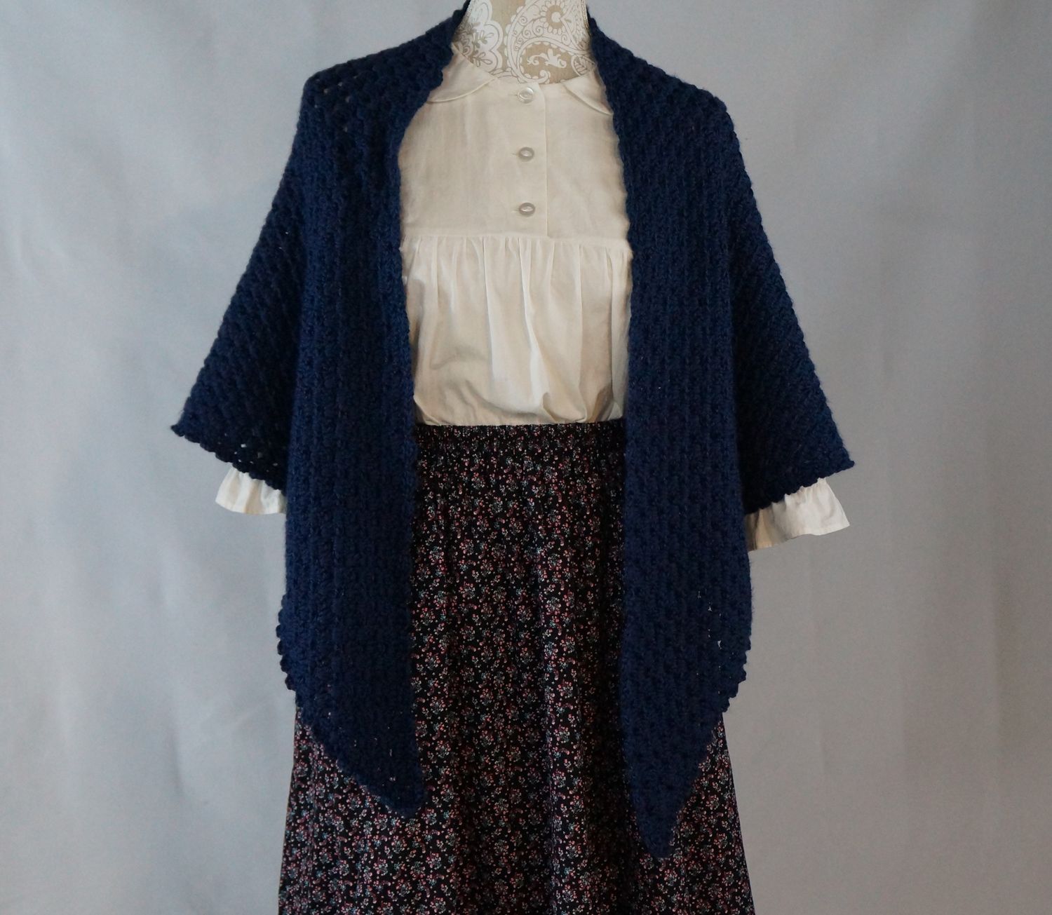 DOWNLOAD TODAY Vintage Grace Shawl Crochet Pattern