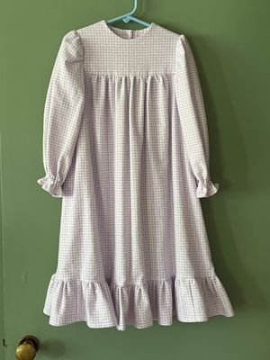 READY TO SHIP Girls&#39; Size 3 100% Cotton Flannel Cuddle Dress