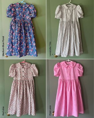 Ready To Ship Girls Size 5 Short Sleeve Dresses, Assorted Florals