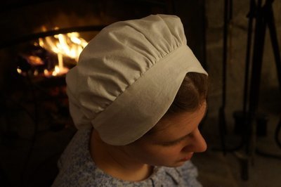 Womens&#39; Eared Cotton Dormeuse Cap