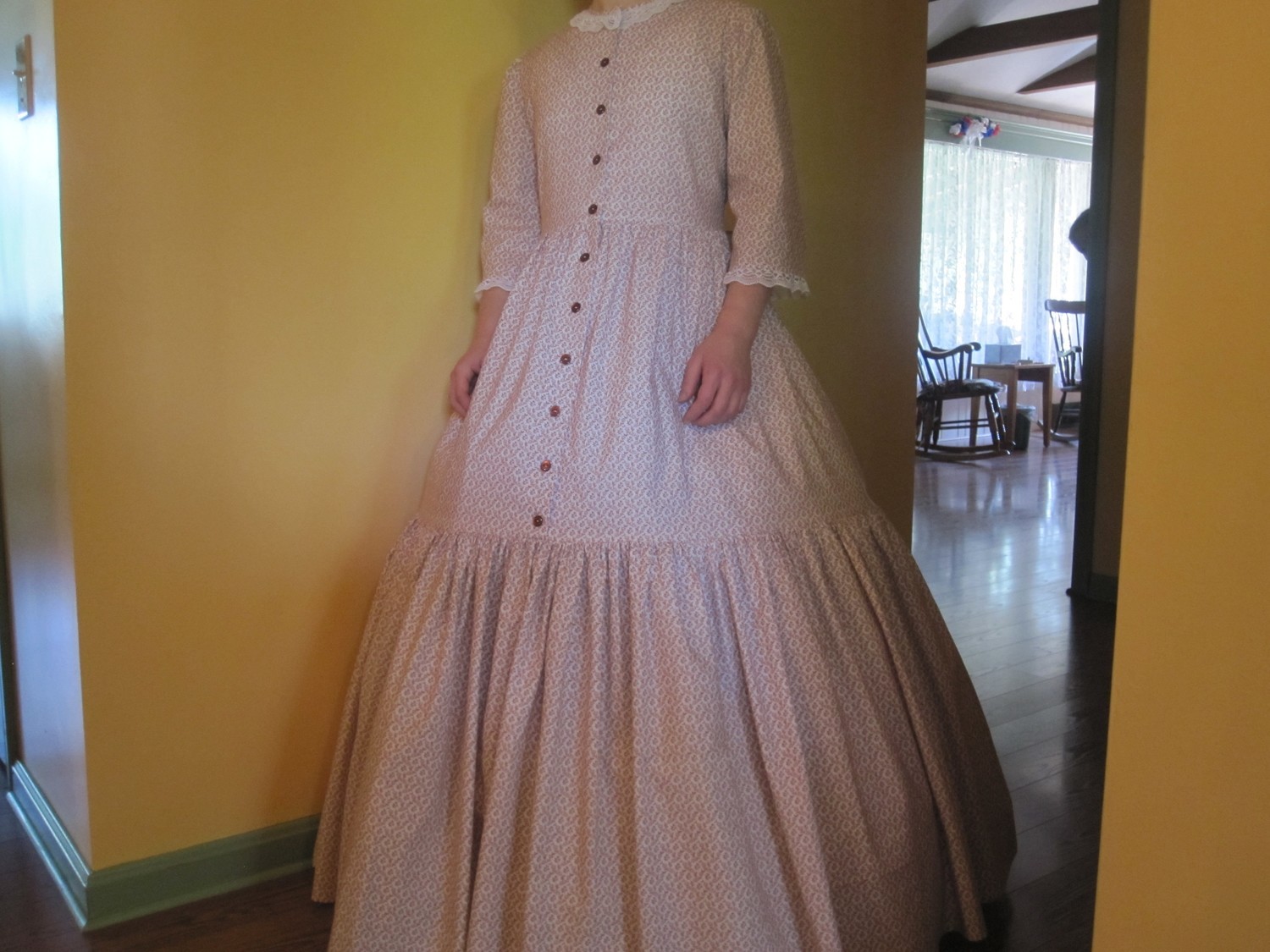 Women&#39;s Two Tier Modest Dress