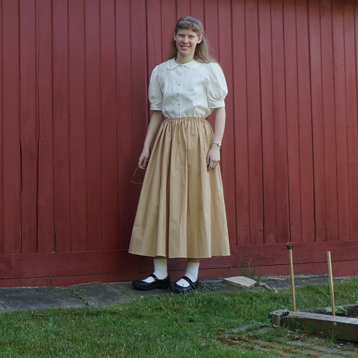 Women's Long Modest Drawstring Skirt