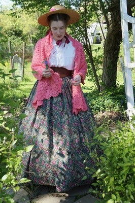 Women's Long Modest Drawstring Skirt