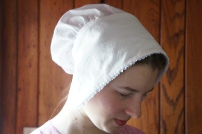 Women's Deep Brim 18th Century Cap