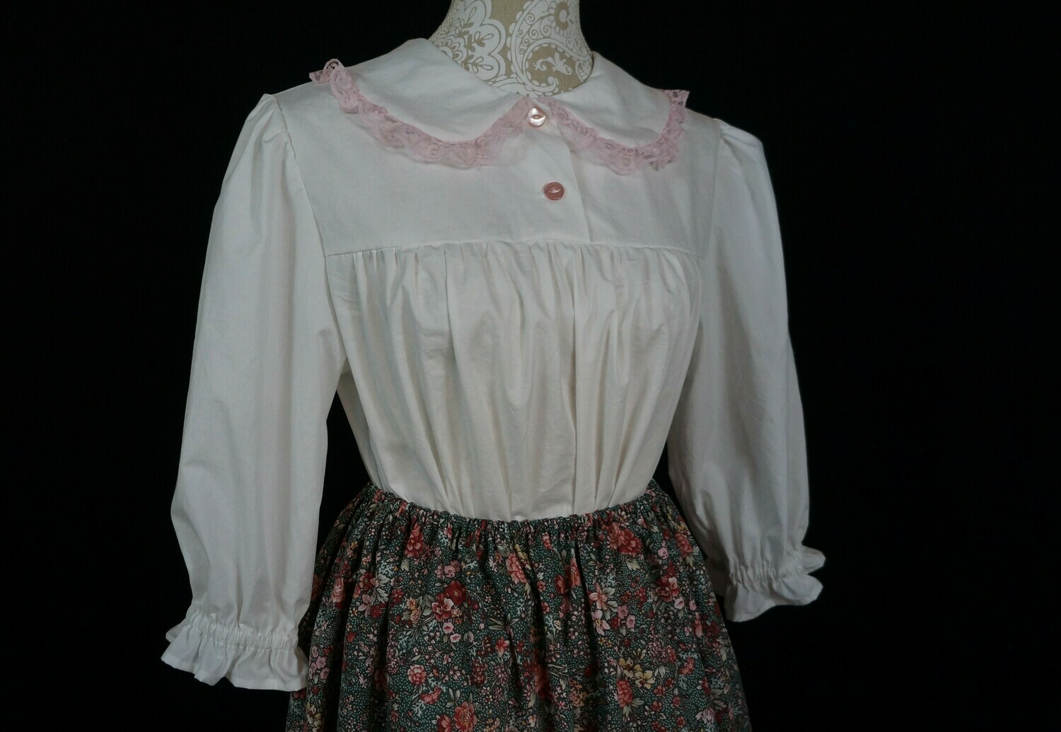 Women's Modest Yoked Blouse
