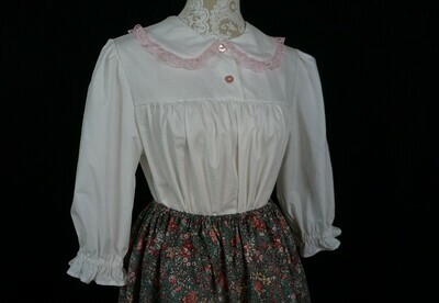 Women's Modest Yoked Blouse