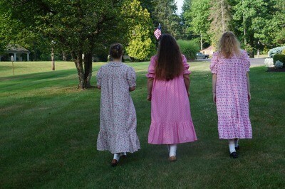 Women's Yoked Modest Dress