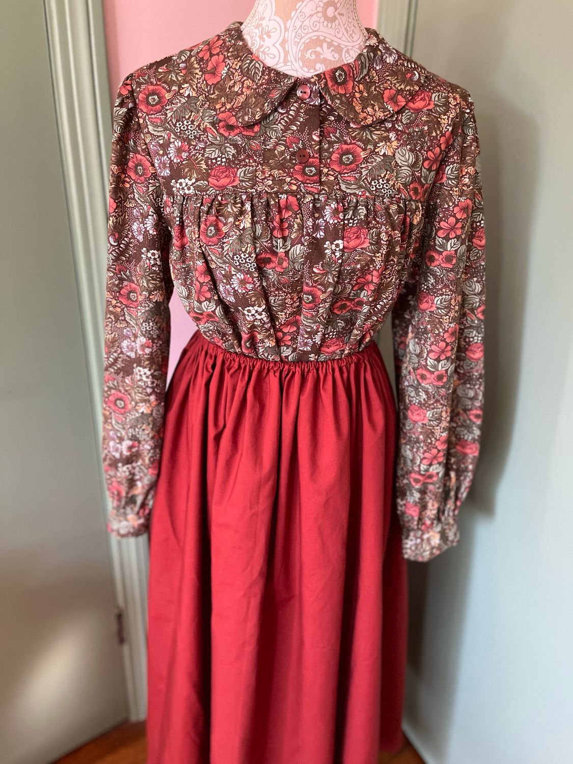 Women's Printed Yoked Blouse, Custom Order