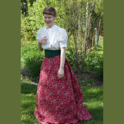 Girls' Long Modest Skirt
