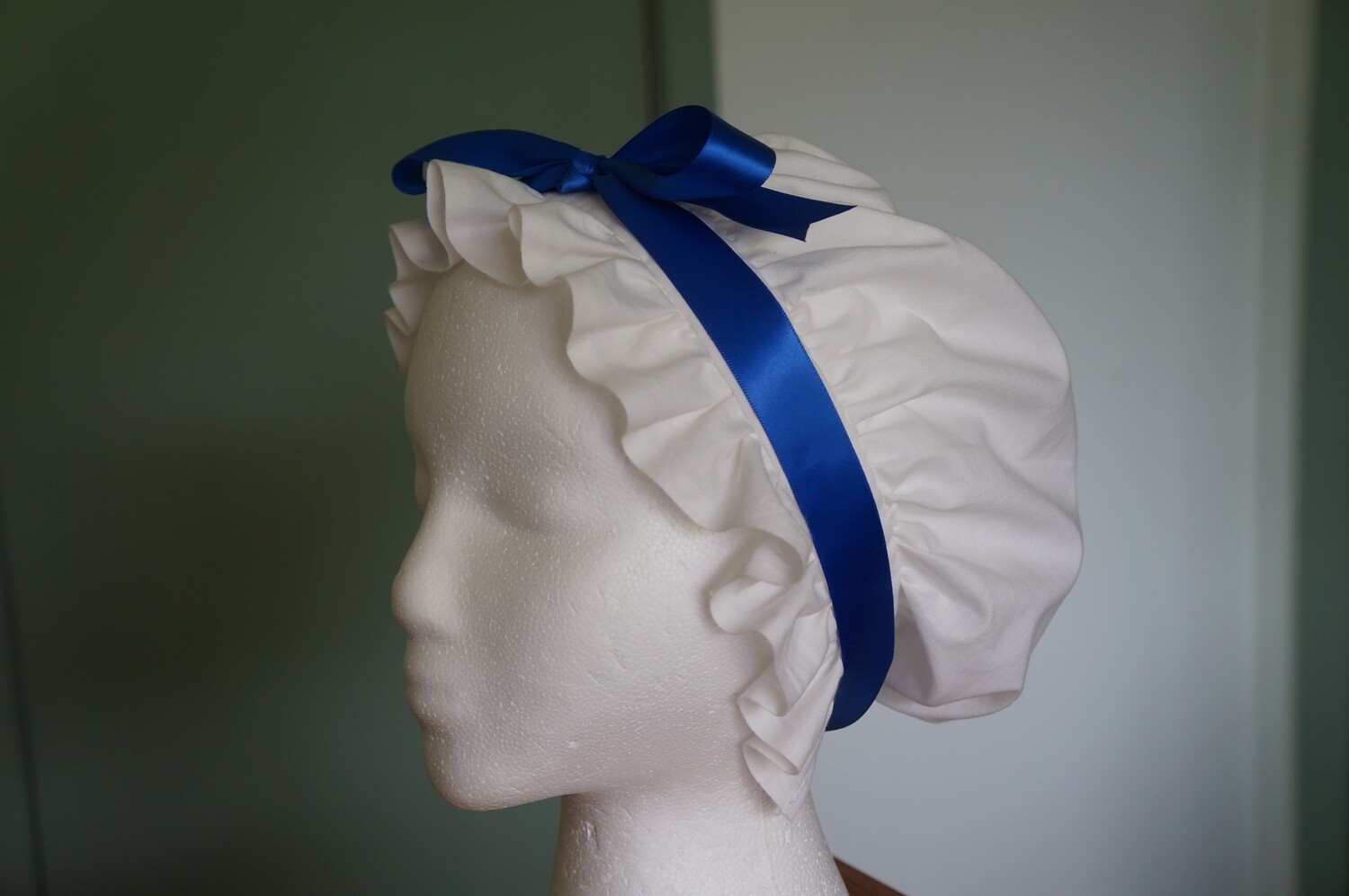 Women's Ruffled Dormeuse Cap