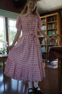 Girls' Yoked Modest Dress