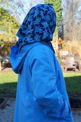 Women's Cozy Flannel Triangular Scarf