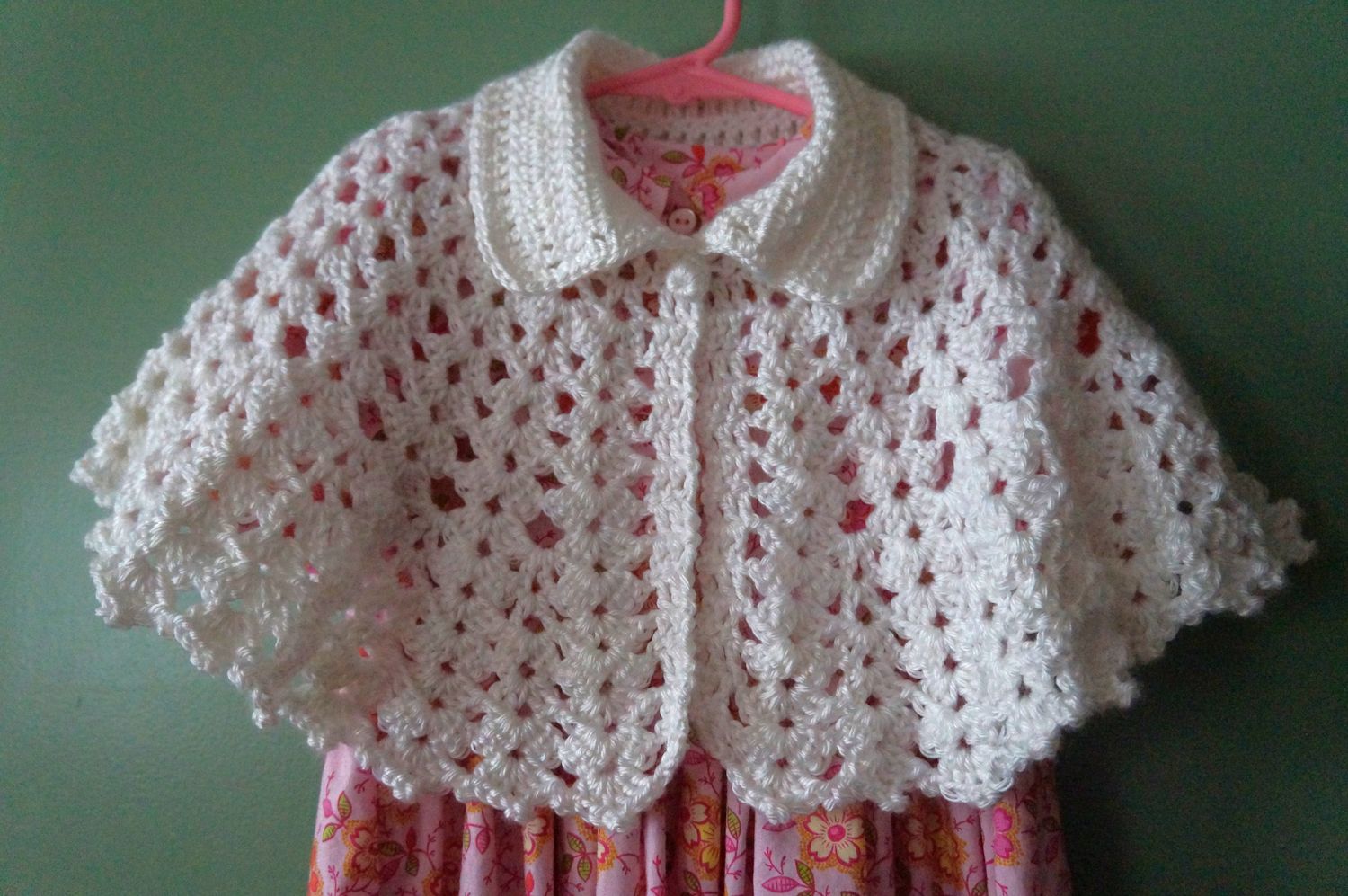 DOWNLOAD TODAY Girls' Victorian Capelet Crochet Pattern