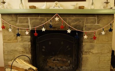 DOWNLOAD TODAY Patriotic Star Garland Crochet Pattern