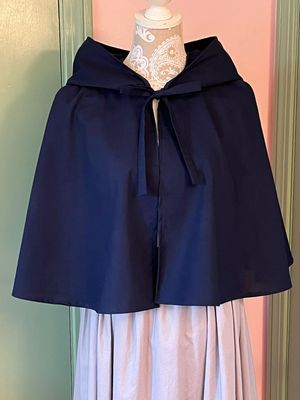 Women’s Cotton Light Cape Cloak with Hood
