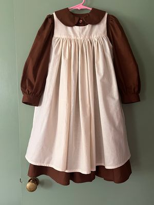 A Little Princess Sara Crewe Dress and Pinafore Set For Girls | Sizes 1-16