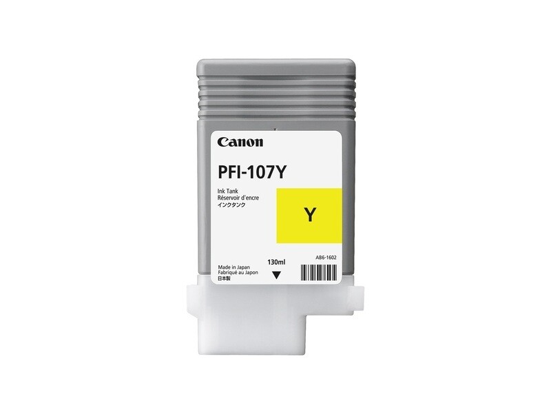 CANON PFI-107Y YELLOW INK CARTRIDGE