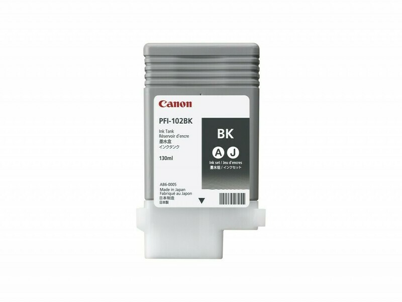 CANON PFI-102BK BLACK INK CARTRIDGE