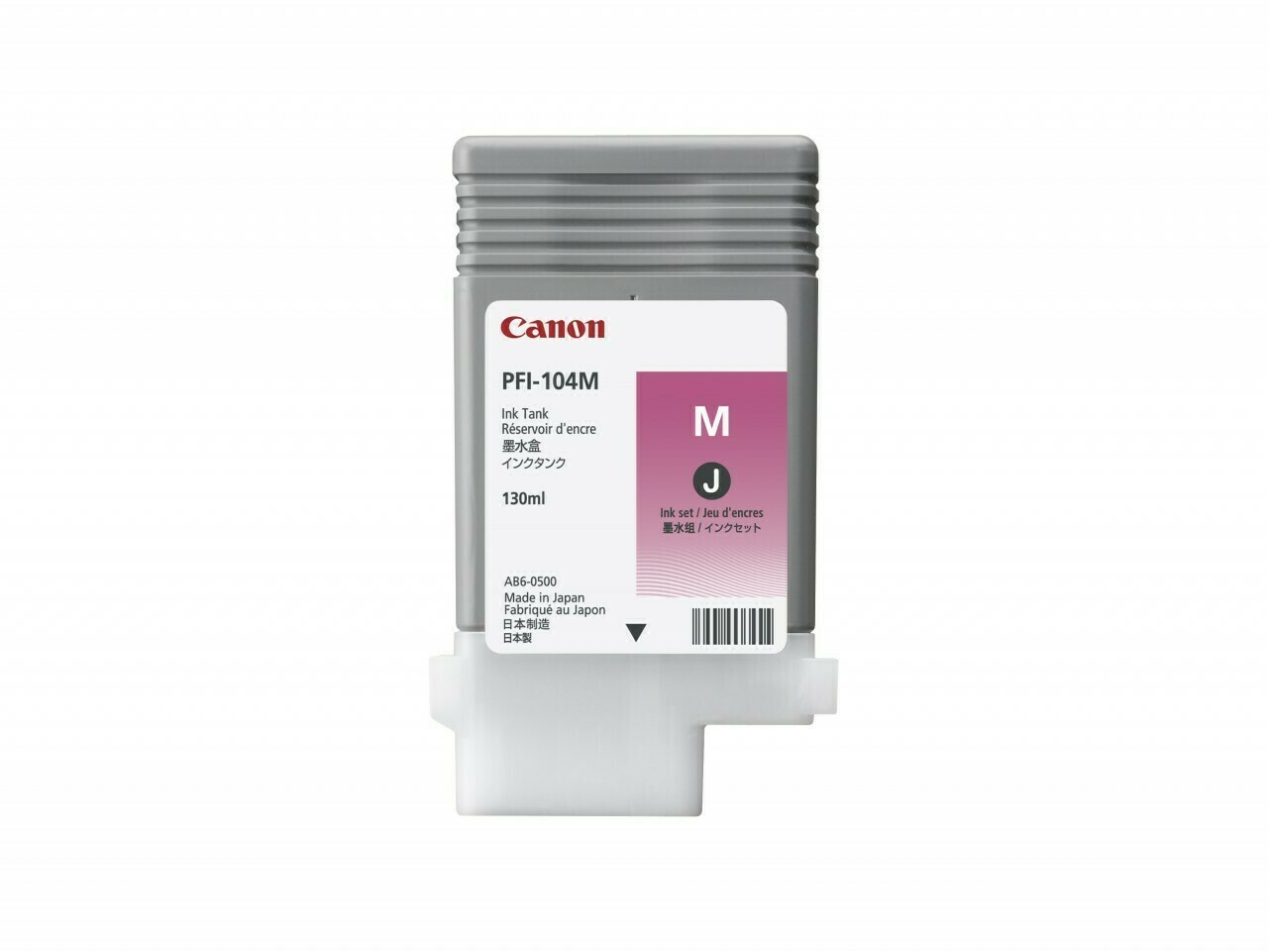 CANON PFI-104M MAGENTA INK 130ML CARTRIDGE (CANON IPF 650/655/750/755/760/765)