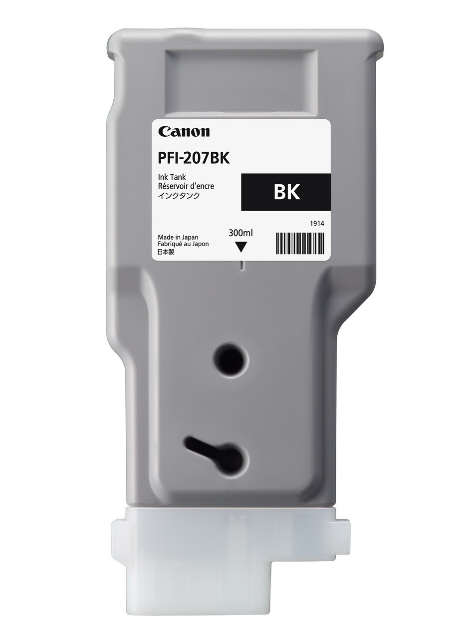 CANON PFI-207BK BLACK INK CARTRIDGE
