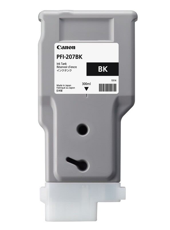 CANON PFI-207BK BLACK INK CARTRIDGE