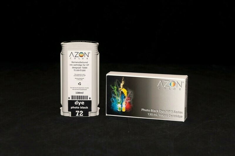 HP 72 C9370A DESIGNJET T2300/T1100/ T1200 PHOTO BLACK DYE INK CARTRIDGE 130ML