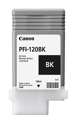 CANON PFI-120BK BLACK INK CARTRIDGE