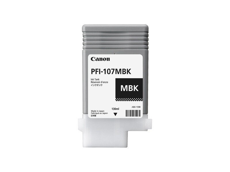CANON PFI-107MBK MATTE BLACK INK CARTRIDGE
