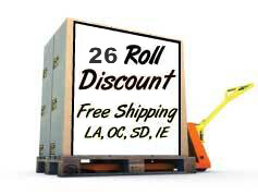 HALF PALLET - 26 ROLLS OF 30&quot; X 500&#39; ENGINEERING BOND PLOTTER PAPER