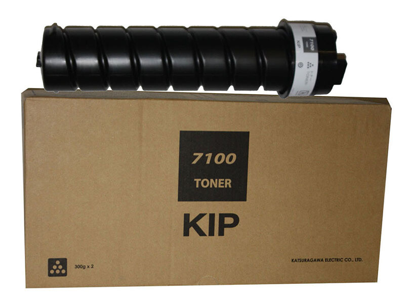 KIP 7100 TONER 2 CARTRIDGES - GENUINE KIP PRODUCT