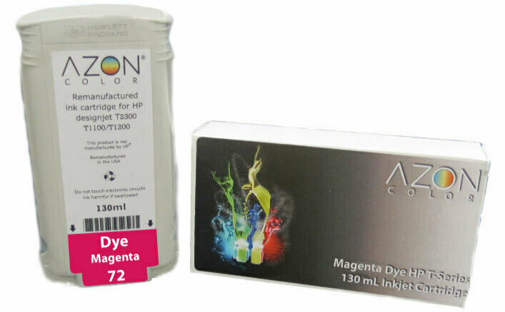 HP 72 C9372A MAGENTA DYE INK CARTRIDGE 130ML