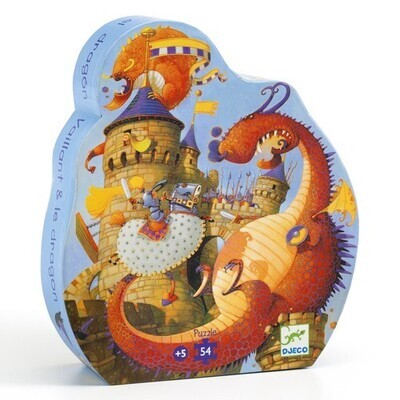 PUZZLE VAILLANT Y EL DRAGON 54 PIEZAS