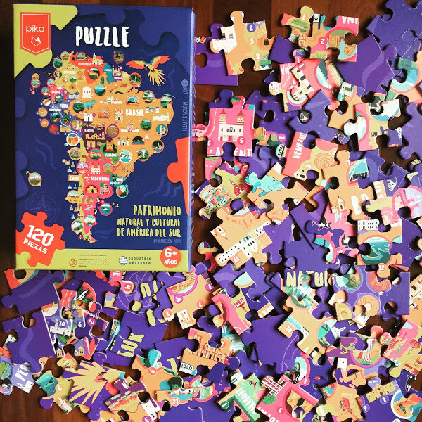 PUZZLE AMERICA DEL SUR 120 PIEZAS