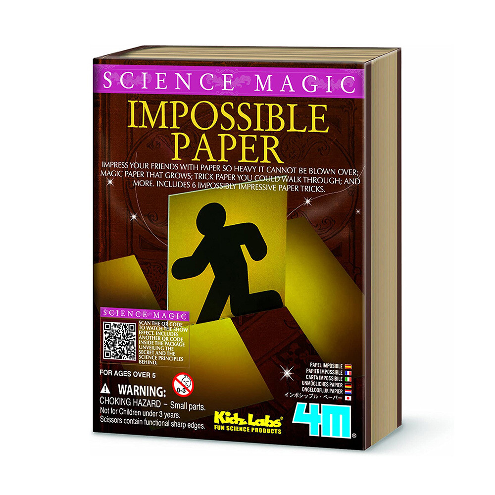 KIDZLABS SCIENCE MAGIC
IMPOSSIBLE PAPER
PAPEL IMPOSIBLE