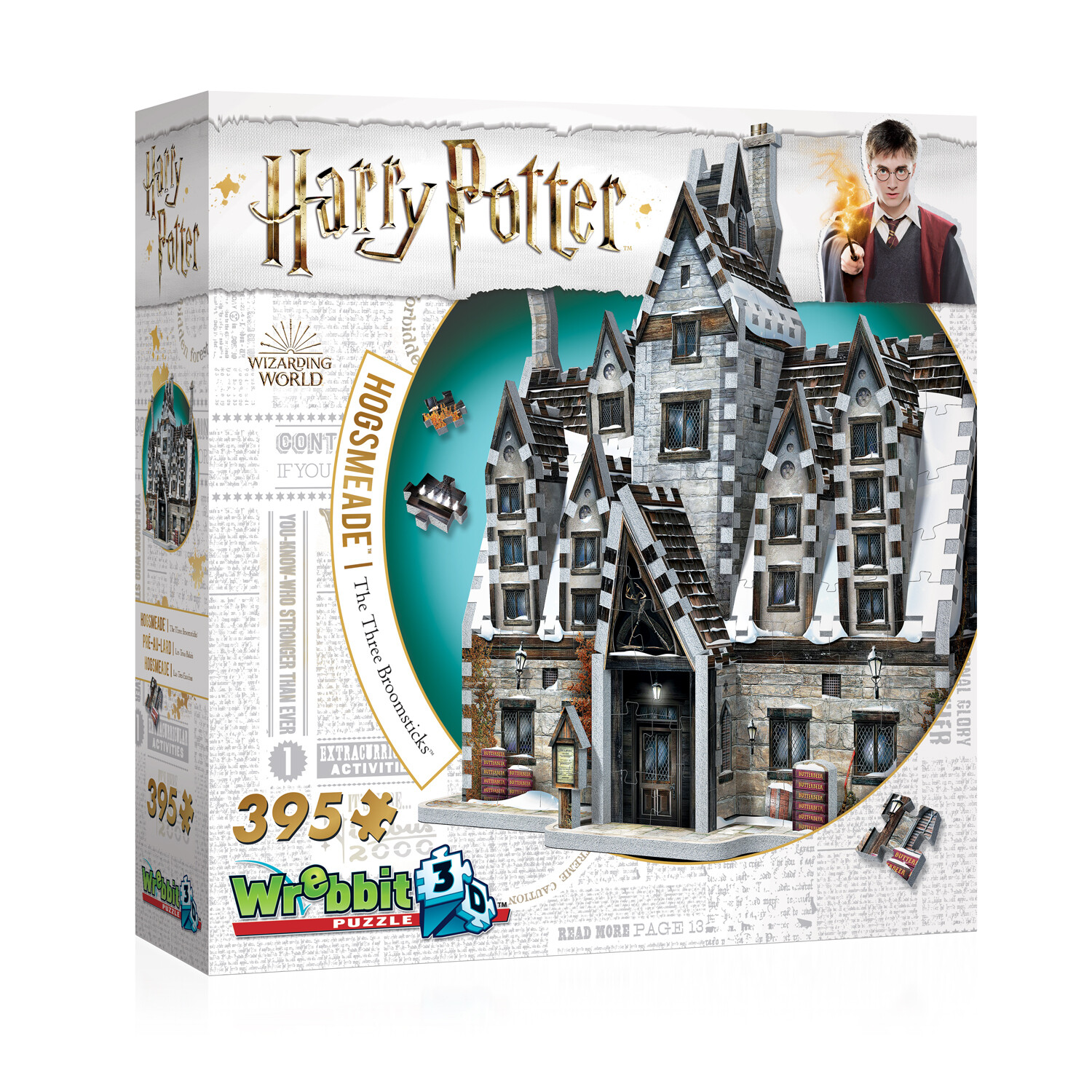 HARRY POTTER LAS TRES ESCOBAS PUZZLE 3D 395 PIEZAS