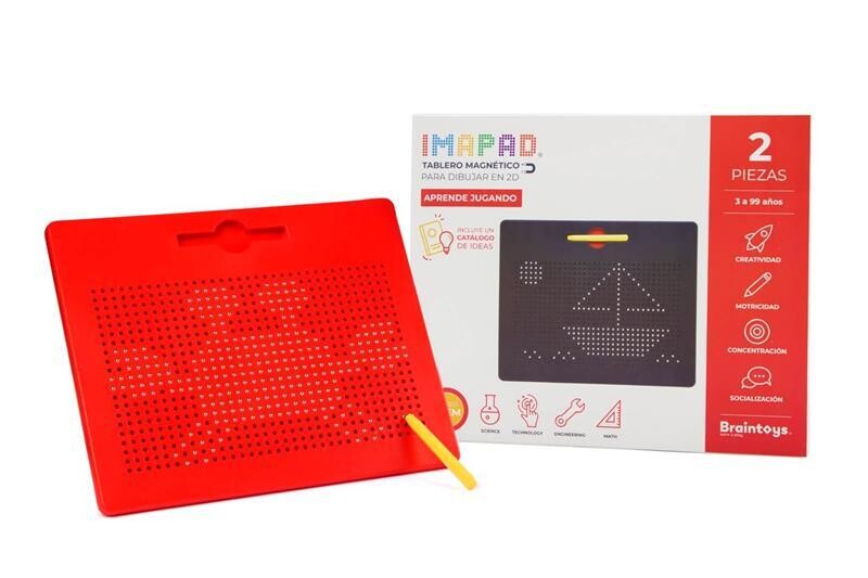 IMAPAD TABLERO MAGNETICO ROJO