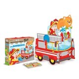 PUZZLE MAQUETA LOS BOMBEROS + LIBRO