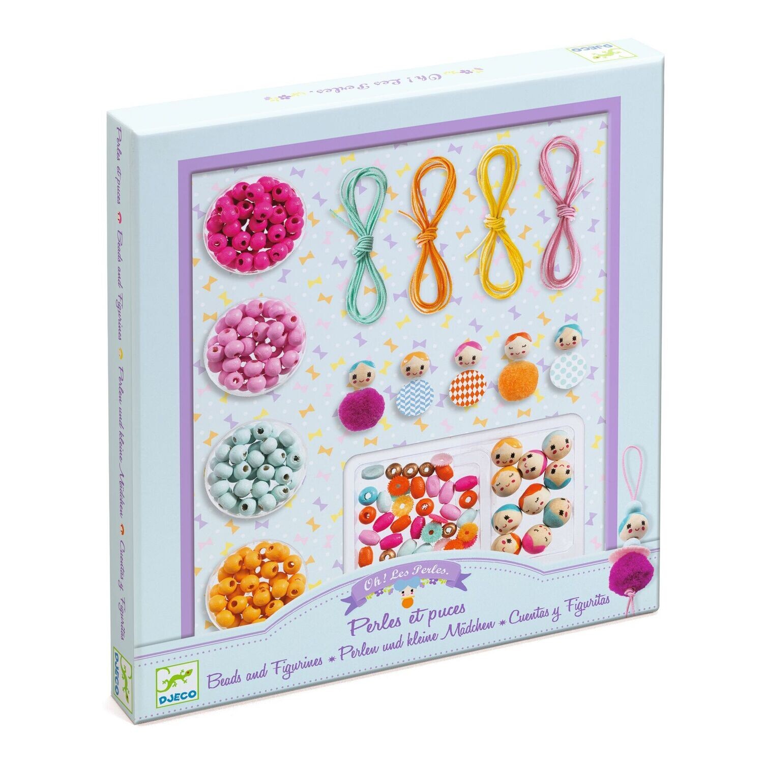 JUEGO PARA ARMAR PULSERAS PERLAS Y FIGURAS
