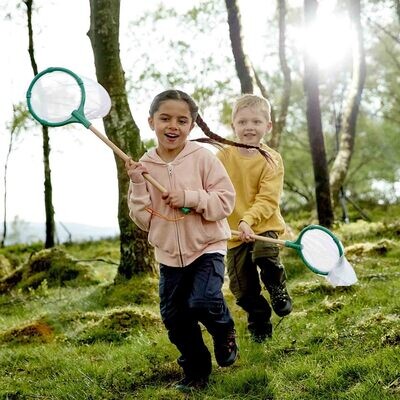 CAZA MARIPOSAS CON PALO DE BAMBOO NATURE FUN